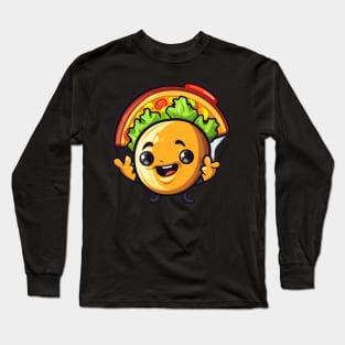 kawaii Taco T-Shirt cute potatofood Long Sleeve T-Shirt